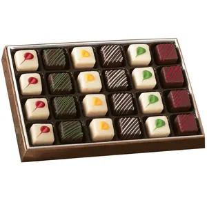 FLASH SALE - The Wisconsin Cheeseman Classic 24 Count Petits Fours – Gourmet Mini Layer Cakes in Orange, Chocolate Fudge, Strawberry, Lemon, Vanilla, and Almond – Assorted Dessert or Cake Gift