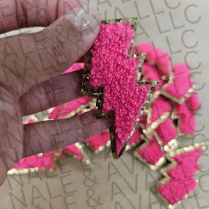 Lightning Bolt Hat Patch (1 Patch)