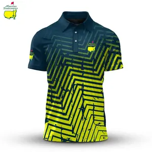 The Masters Neon Golf Polo 2026 Shirt All-Over Print Fan-made Lightweight Outdoor Short Sleeve