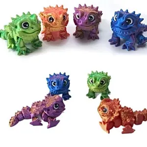 3D Printed Articulated Baby Dragon – Flexible Fidget Toy Desk Buddy