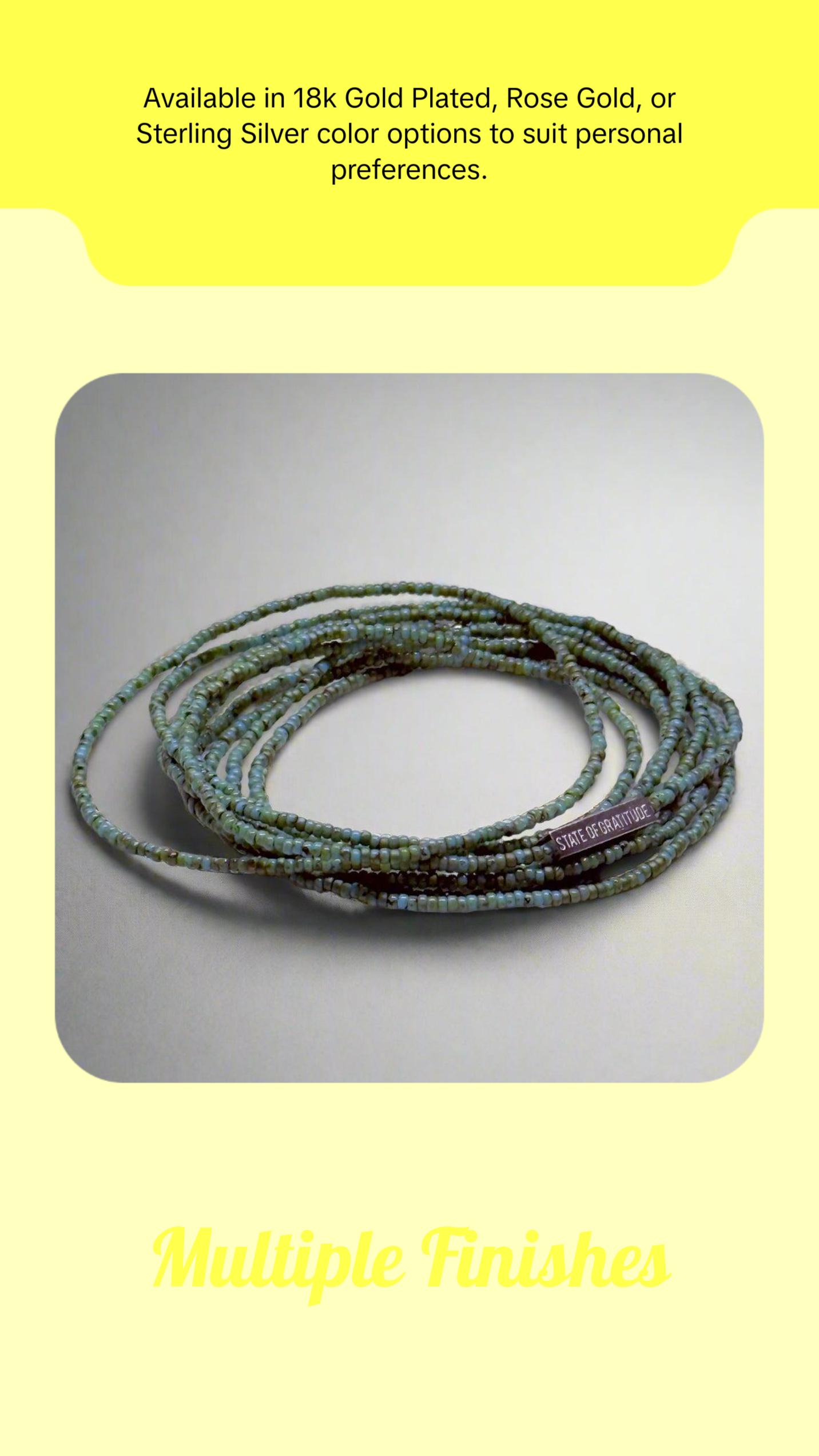 Turquoise Gratitude Bracelet Wrap