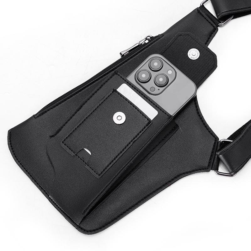 Adjustable Underarm Shoulder Bag for Men and Women- Anti-theft Hidden Storage for Cell Phones and Other Hunting and Outdoor Gear, High-Quality Faux Leather (PU Leather)，Christmas first choice， best holiday gift