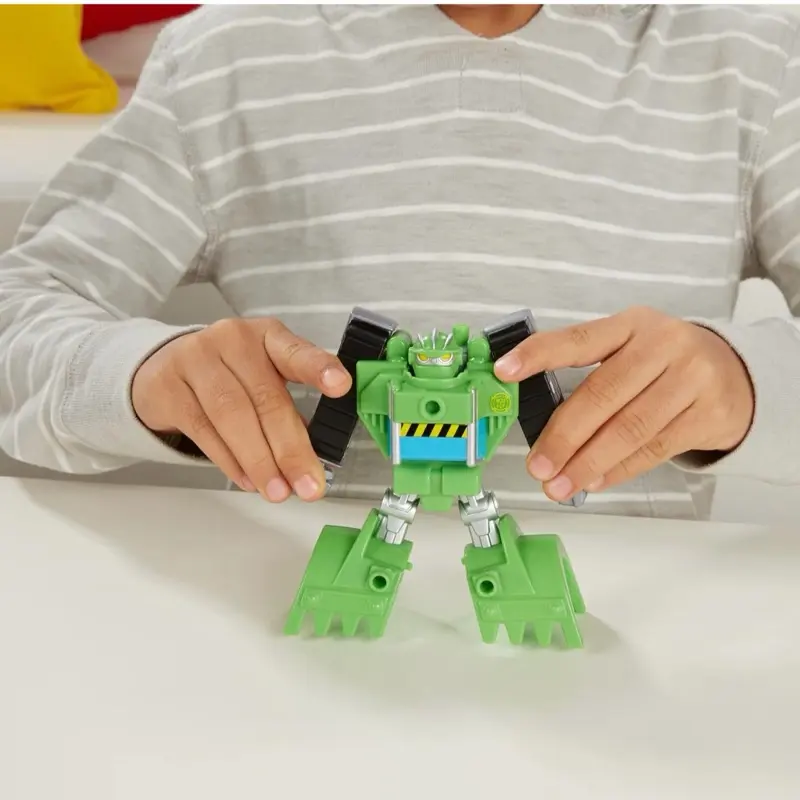 Transformers Rescue Bots Griffin Rock Team Transformable Action Figure Lighter Accessory - Includes Non-Functional Feature