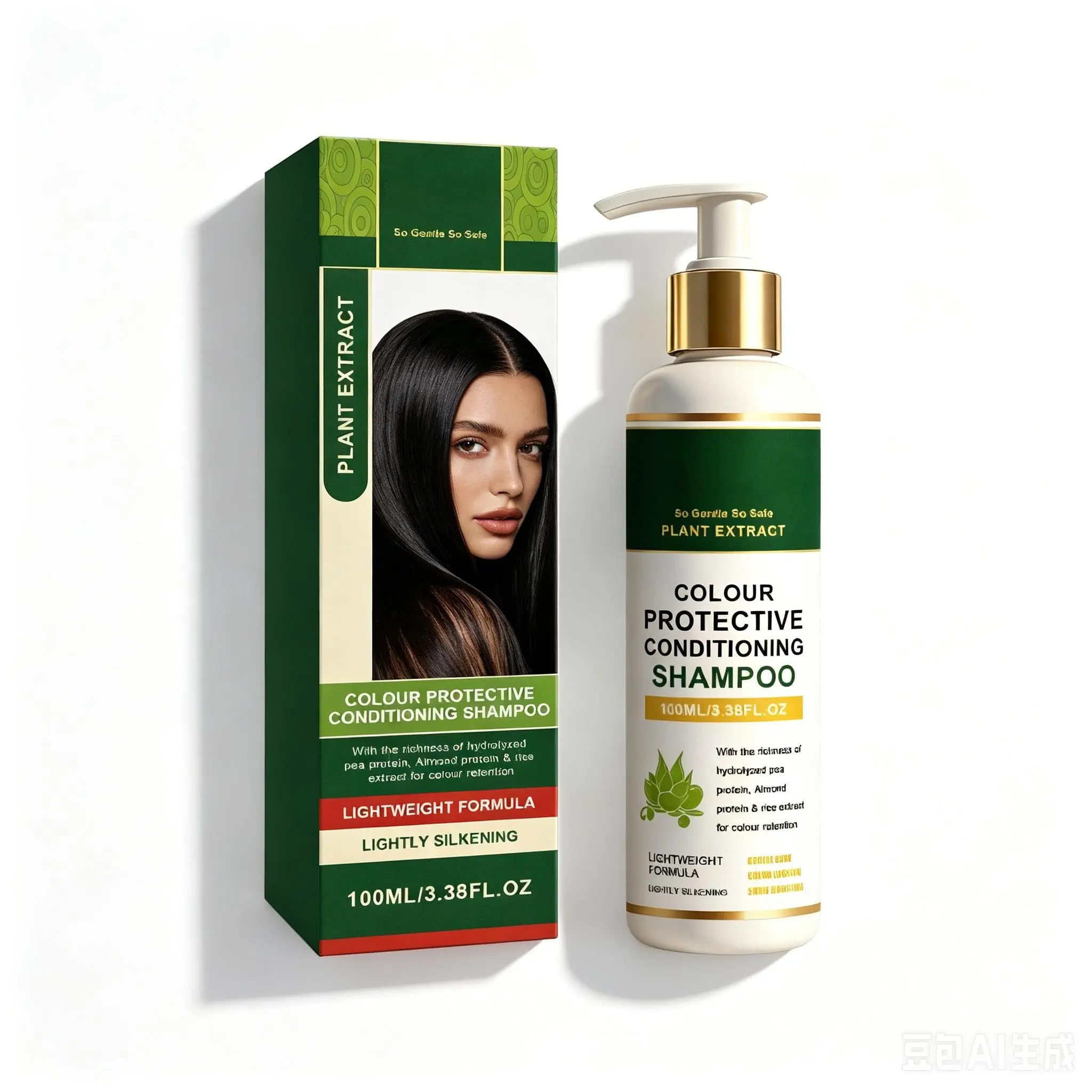 LXQQ Moisturizing Shampoo for Dry Hair, Daily Gentle Cleansing Smooth