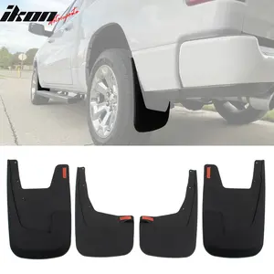 Mud Flaps for Dodge Ram 1500 2019-2024 w/o Fender Flares Textured PP 4PCS
