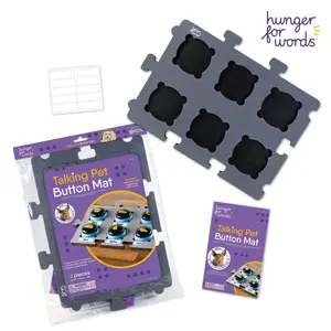 Brightkins Pet Training Accessories - Button Mat for Dog Communication Training - Enhance Training Sessions with Essential Tools