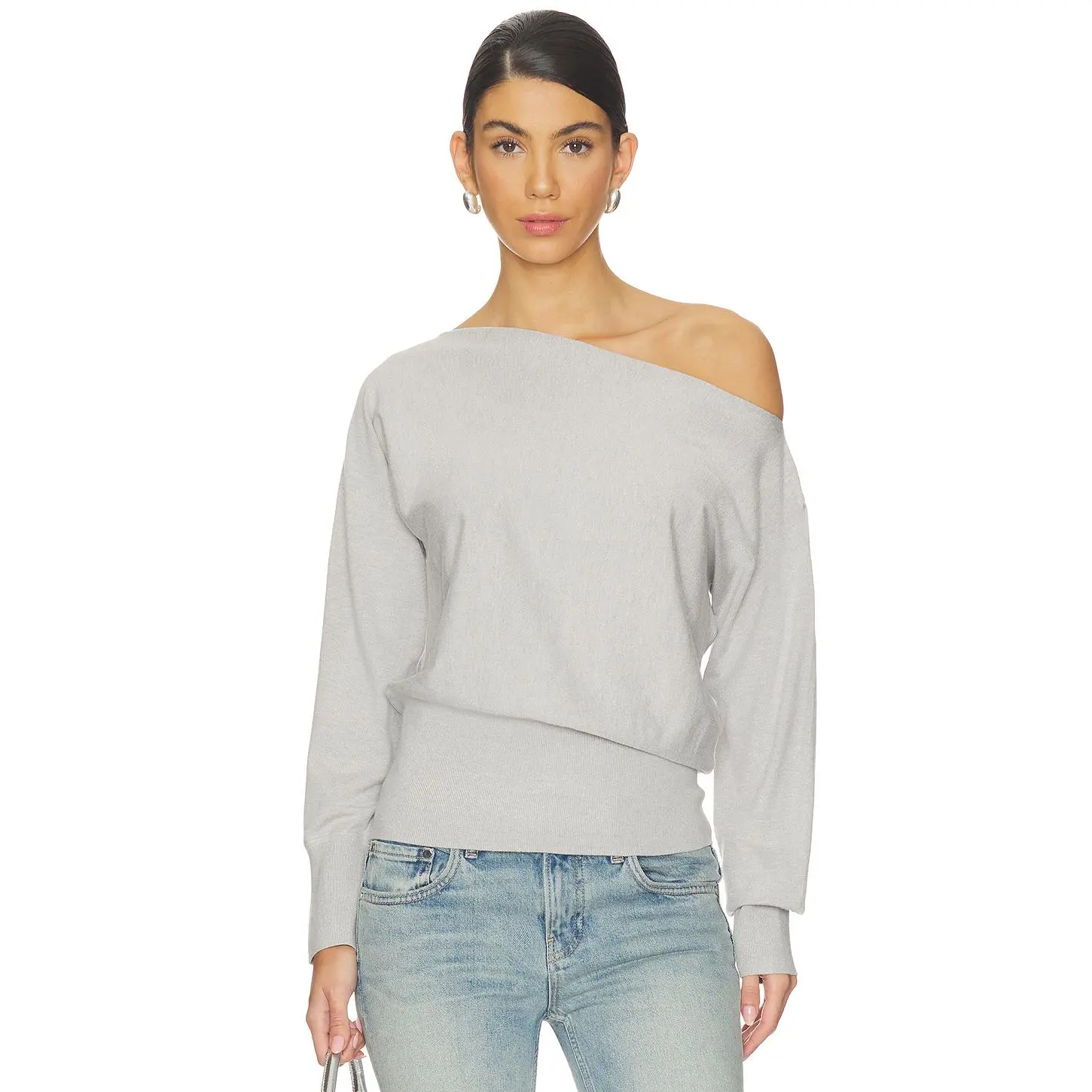 NIA Sabina Sweater in Heather Grey