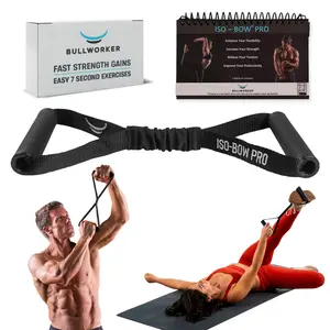 Iso-Bow Pro by Bullworker | The Isometric Pocket-Companion for Strength Training, Stretching, and Working Out. Use self-Resistance to circulate Blood Flow, Pump Muscles. Yoga or Pilates Exercises.