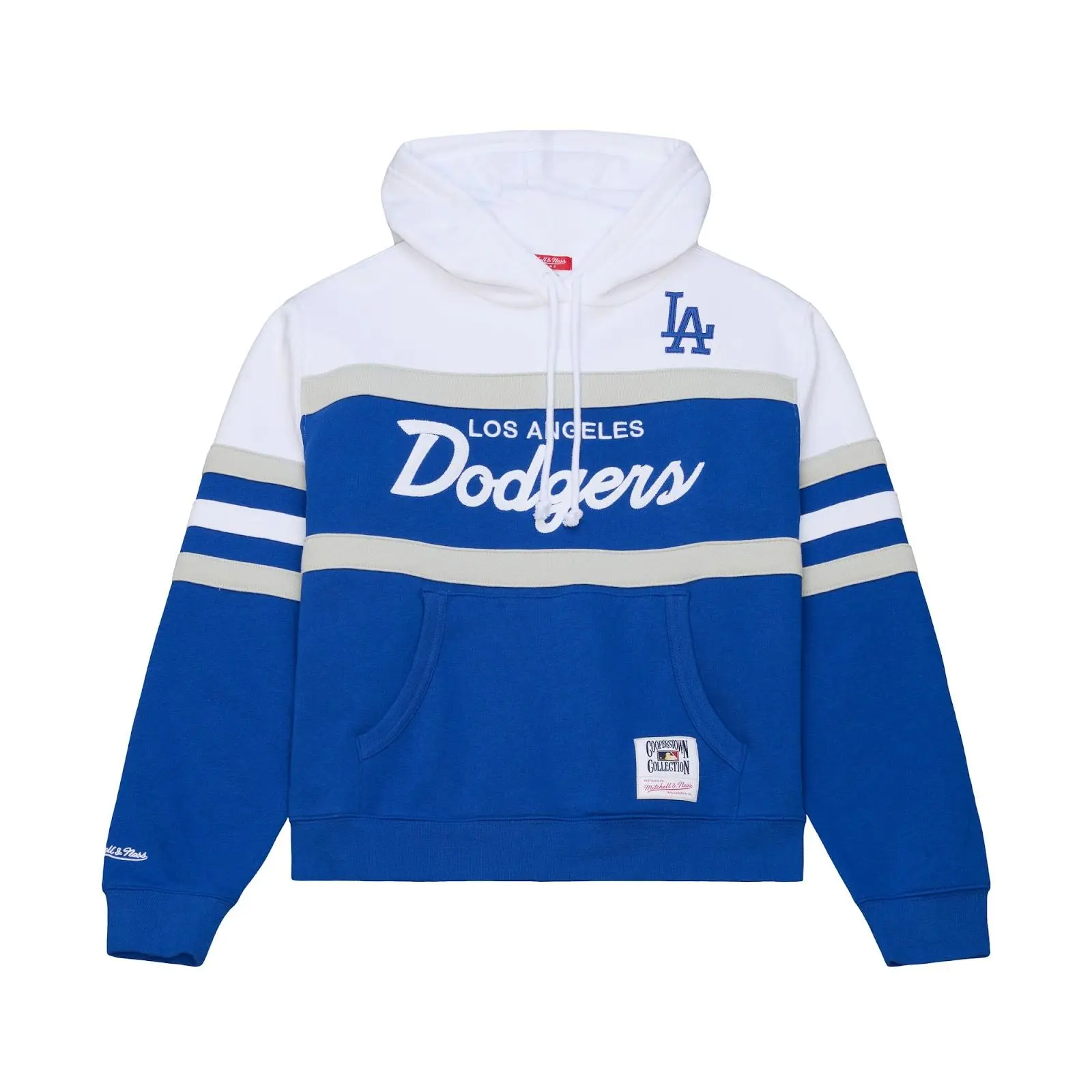Los Angeles Dodgers Women's Royal Head Coach Fleece Hoodie, Mitchell & Ness