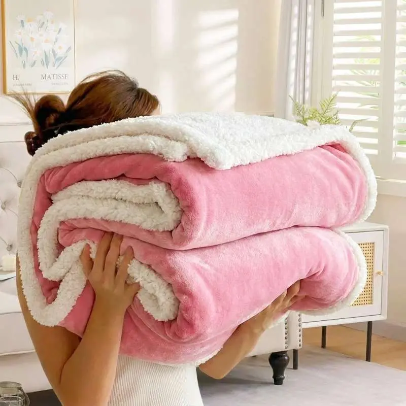 Cosybay Coral Fleece Throw Blanket (50x66 in) - Ultra Soft, Warm, Cozy Extra Soft Twin Size Blanket for Sofa, Bed, Child-Friendly Nursery Ideal Seasonal Gift, House Decor, Bedroom Decor,#halloweenfinds #tiktokshopbacktoschool #storageessentials