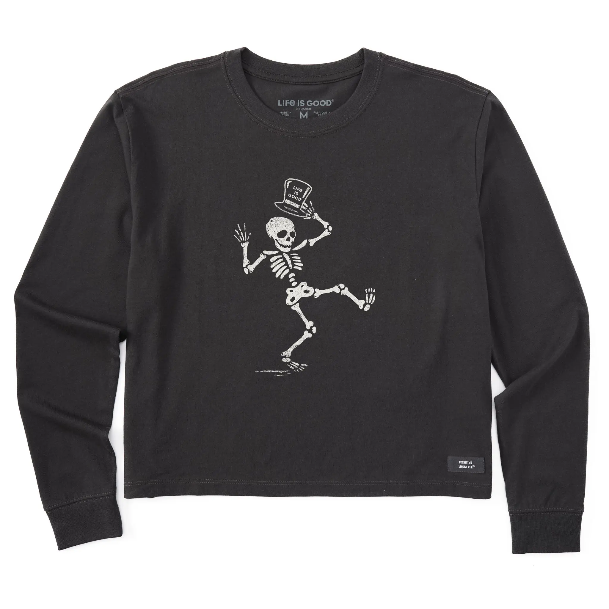 Women's Shake Your Bones Long Sleeve Crusher Boxy Tee