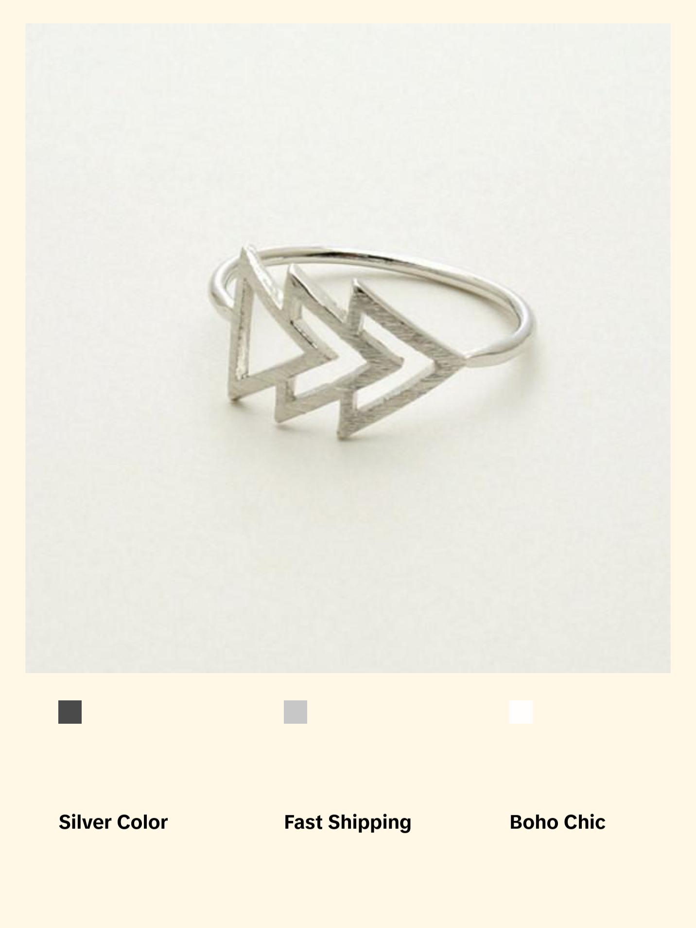 Triangle Ring - Midi Rings