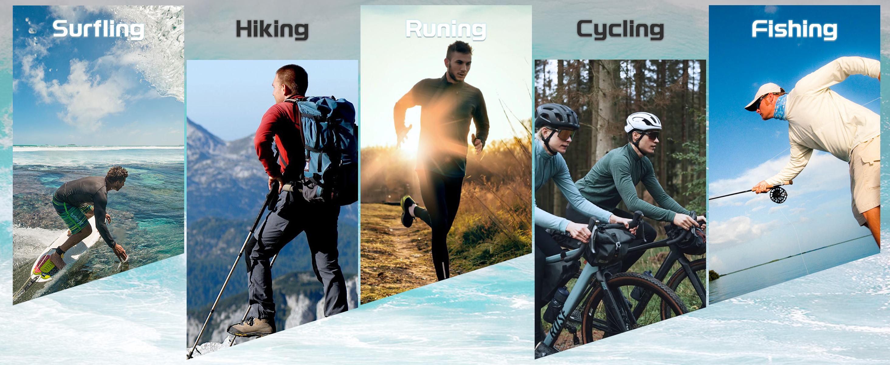 MAGCOMSEN Men's 1/4 Zip Shirt UPF 50+ Quick Dry Lightweight Long Sleeve for Hiking Running Rashguard Outdoor Sports Clothing Sports Casual Wear Outdoorfun