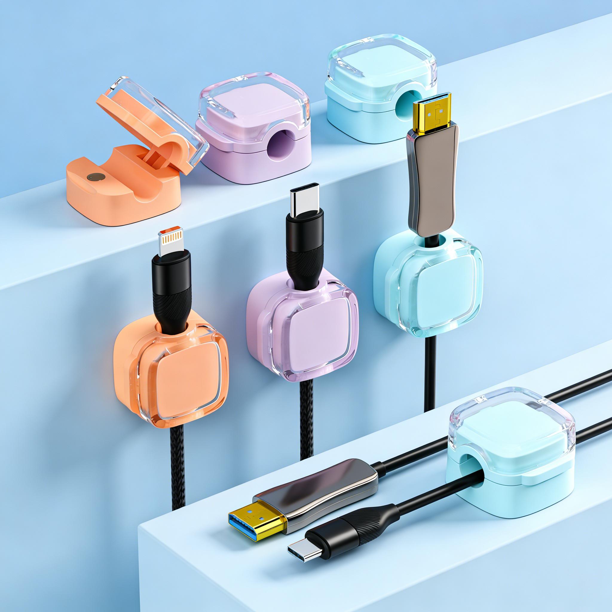 UFORU Magnetic Cord Organizer – 24 Pack Wall Mounted & Desktop Cable Holder, Simple Cable Management,Keep Cables in Place on Desk & Wall | A Practical Valentine’s Day Gift UFORU Magnetic Cord Organizer – 24 Pack Wall Mounted & Desktop Cable Holder, Simple Cable Management,Keep Cables in Place on Desk & Wall | A Practical Valentine’s Day Gift