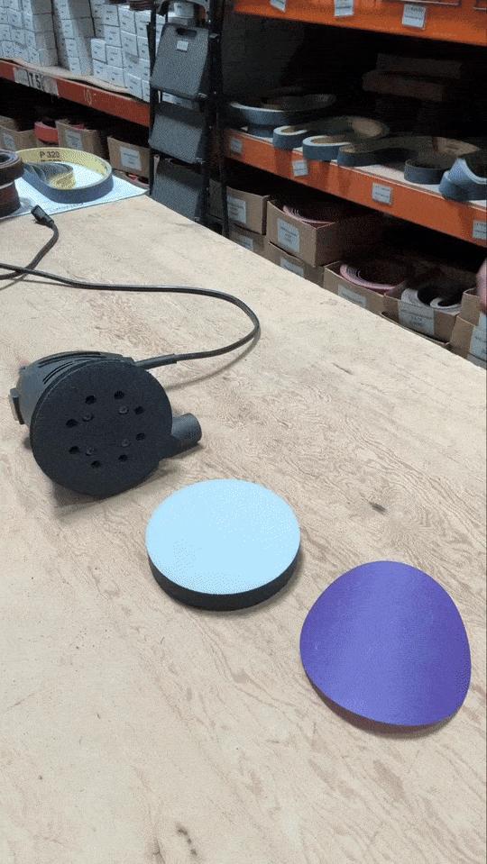 Renegade Products | 3-Pack: Extra-Thick 5" Sanding Interface Pad (Hook & Loop)