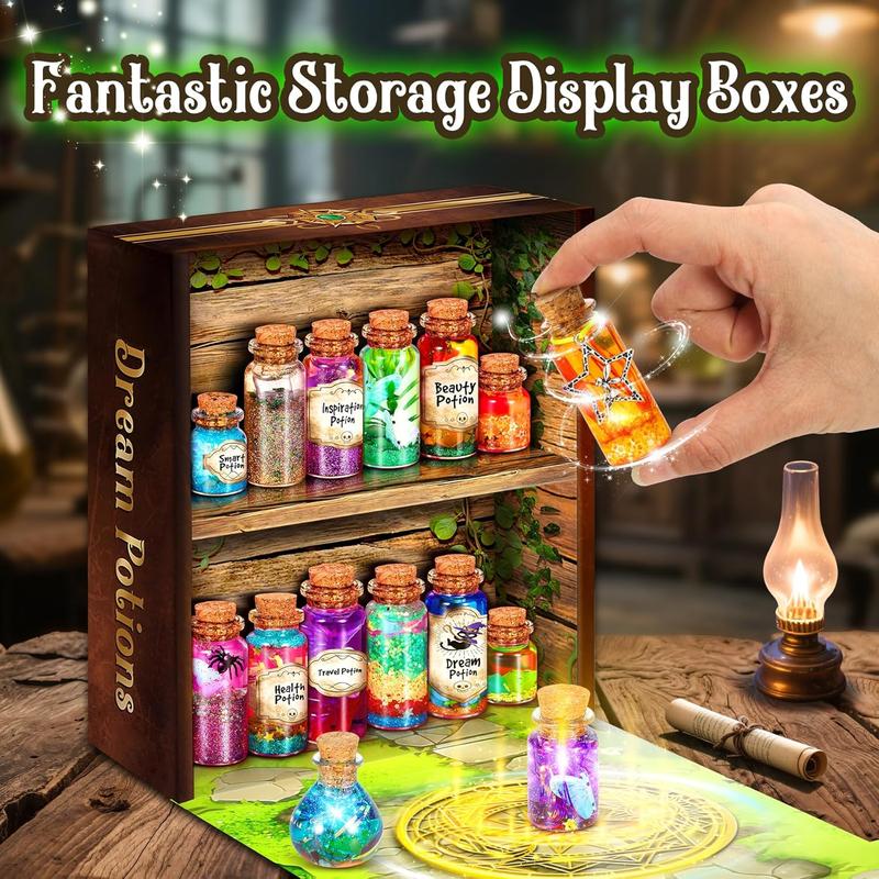 Creative Magic Potion Set Children - Magic Box Children from 6-11 Years - Magic Box Girls Toy - Craft Set Children's Toy from 6 Years Girls - Gift Girls 6 7 8 9 10 11 Years