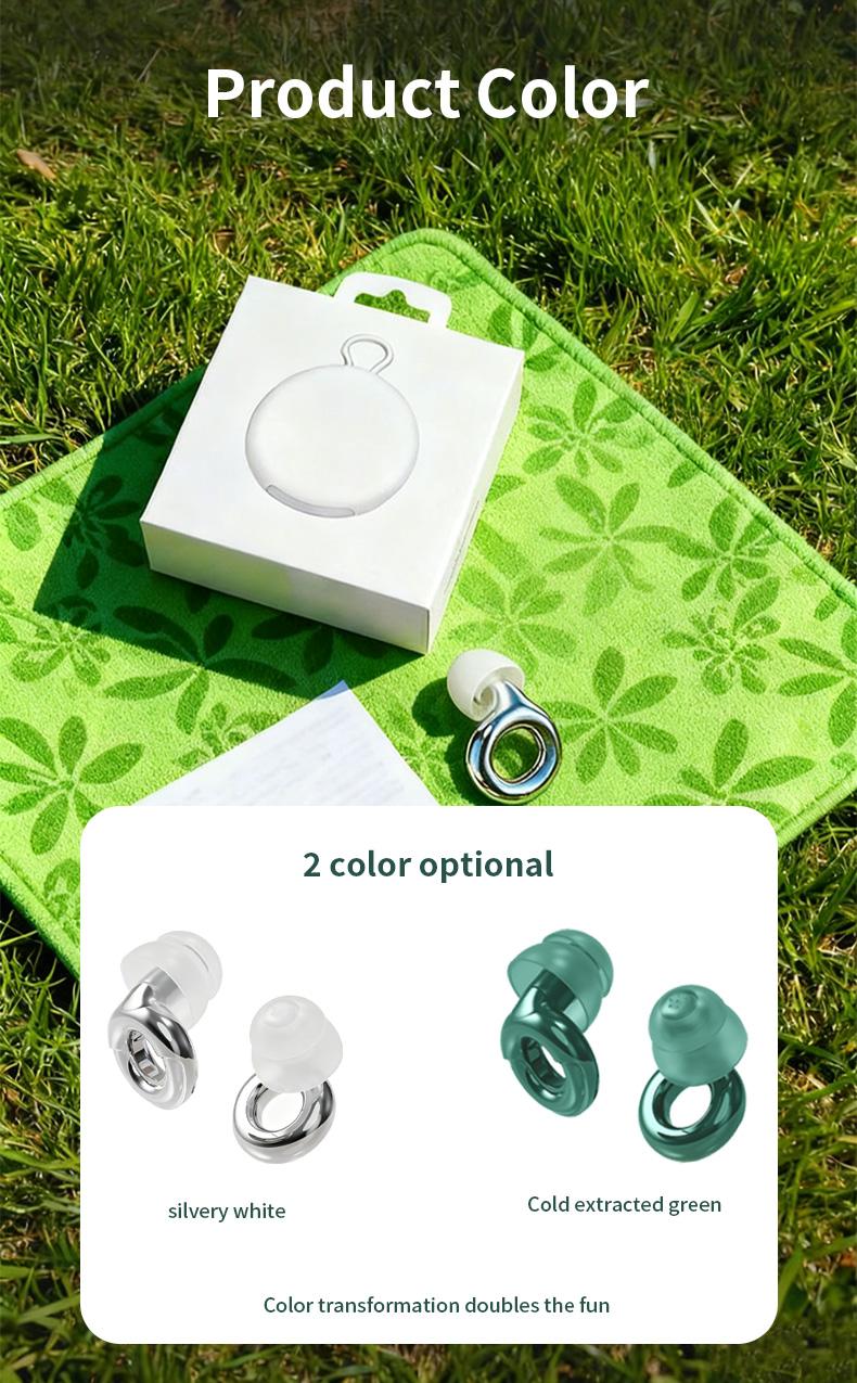 Quiet 2 Earplugs, Sleep, Focus & Travel Use, 24 dB High Noise Reduction with Soft-Touch Comfort, 1 Pair + Case，gifts for girlfriend