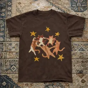 Cat Funny Y2K Graphic Unisex Baby Tee