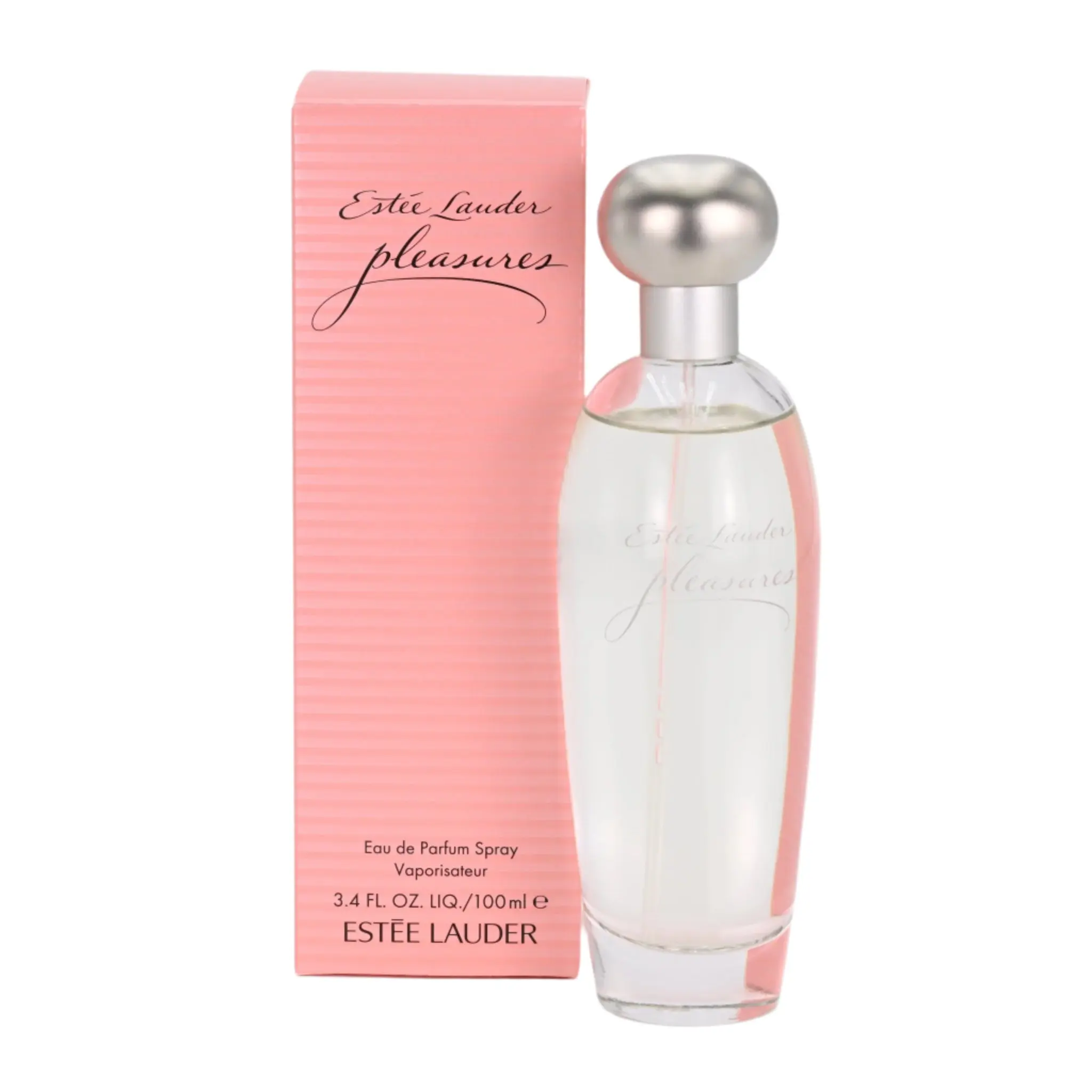ESTÉE LAUDER Pleasures Women's Perfume, a Sheer Floral Blend with Lily, Peony & Violet Leaf Notes, Elegant Fragrance Scent, Gifts for Women, 3.4 fl oz, Floral Blend Fragrance, Women's Fragrance