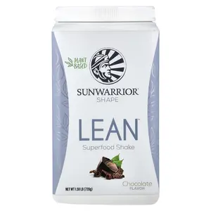 Sunwarrior Shape, Lean™ Superfood Shake, Chocolate, 1.59 lb (720 g)