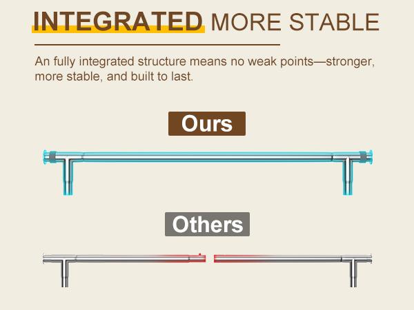 Multi-Functional Heavy-Duty Freestanding Clothes Rack Doubles as Pull-Up Bar Thickened Steel Tube Swivel Wheels 2-in-1 for Hanging Clothes & Working Out Large Capacity Space-Saving