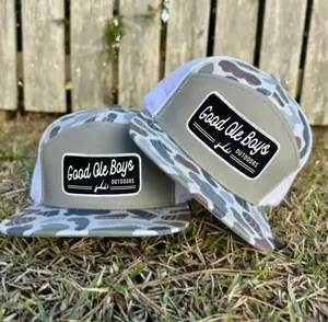 Good Ole Boys Outdoors Camo Snapback – Hunting & Fishing Mesh Trucker Hat | Southern Style Cap | Ideal Gift for Hunters & Fishermen
