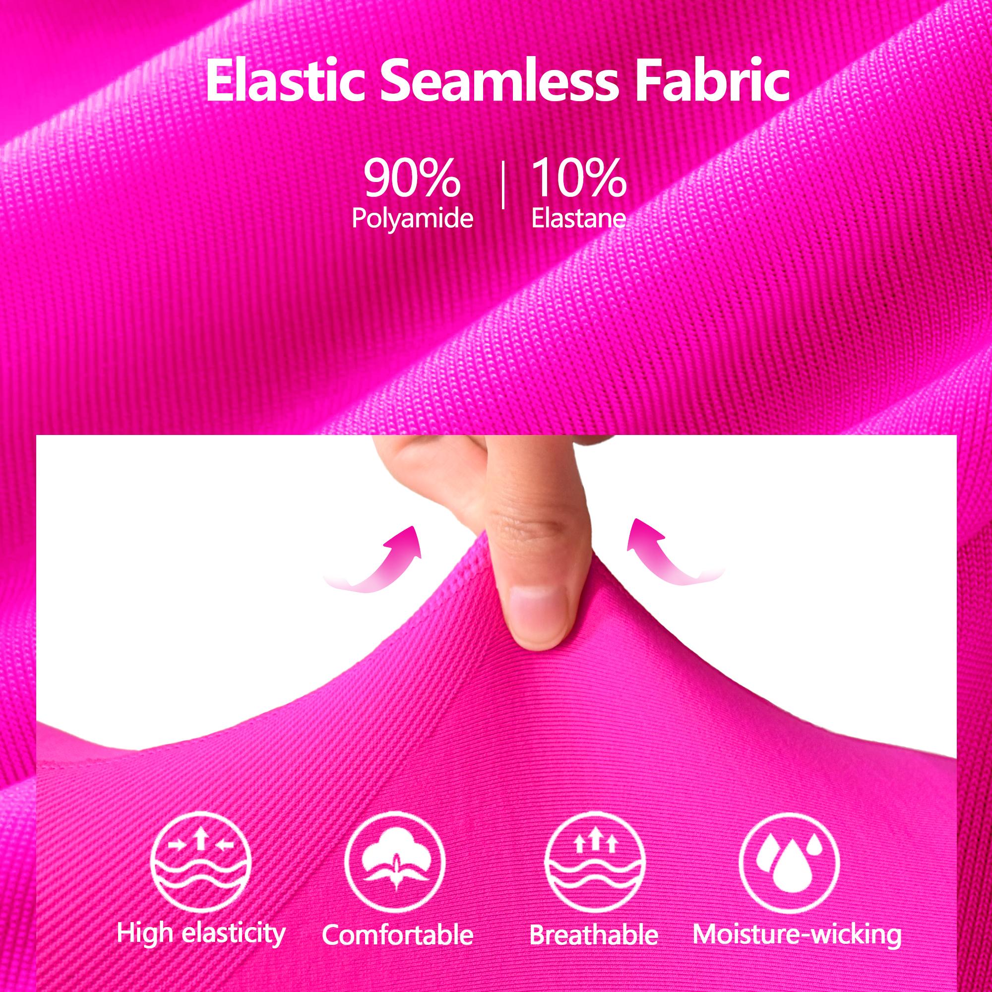 SUOVADUN 310001 Women's Seamless Sportswear One-Piece Yoga Jumpsuit with Tummy Control Hip Lift for Daily Wear and Training Solid Color Stretchable Activewear Workout Gym Clothing