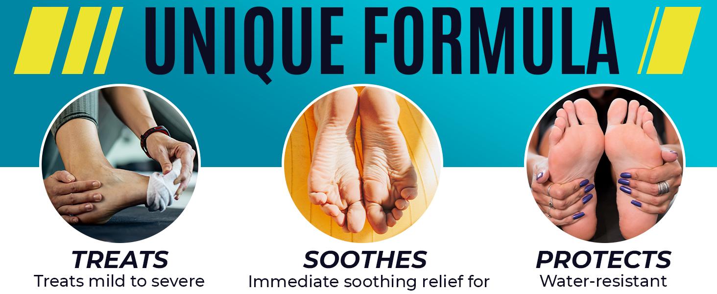Foot Cream | Athlete’s Foot Cream for Cracked Heels, Dry Skin & Itchy Feet | Relieves Itching, Burning & Redness | Antifungal Treatment Helps with Nail Fungus, Jock Itch & Ringworm | 4.05 fl oz