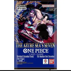 ONE PIECE Card Game OP-14 “The Azure Sea’s Seven” Booster Pack – Live Stream Opening Item
