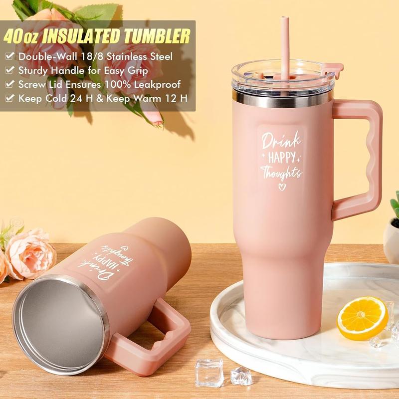 Mayicivo Valentine’s Day Gift Basket for Women – Cozy Flannel Blanket & Stainless Steel Insulated Tumbler, Thoughtful Gift for Mom, Wife & Friends