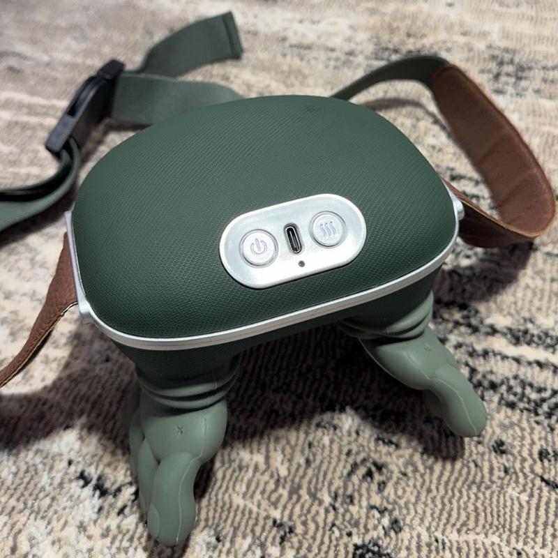 Bioheating Massage Instrument,Shoulder Neck Electric Acupressure Master,Wireless Portable Design, 3D Deep Tissue Pillow, 3 Speed Settings