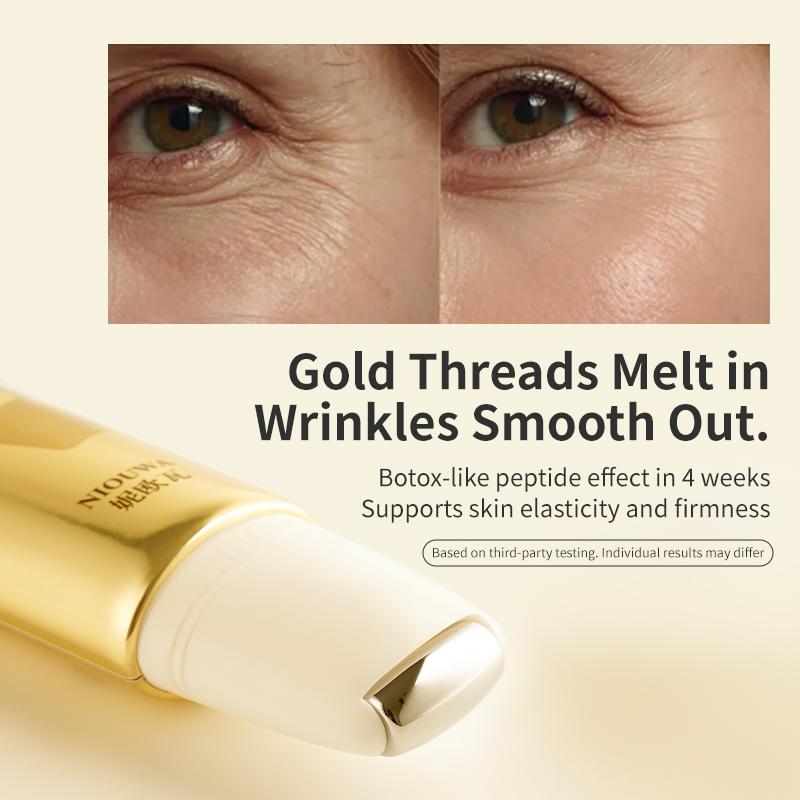 Skin lifting peptide, face lift at home massage anti-aging, dark spot & wrinkle minimizing moisturizing serum skincare, carreine, puffiness fine lines