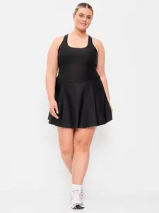 Old Navy Women's PowerSoft Fit & Flare Athletic Dress