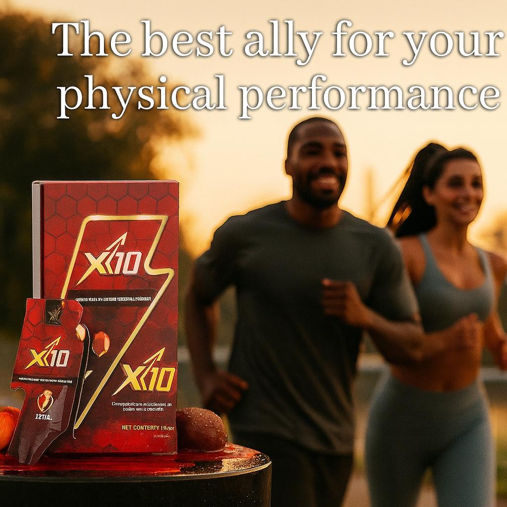 X10 Natural Fitness Energy Multivitamin Supplement for Men & Women 7-pack (15ml each) Dietary Supplement