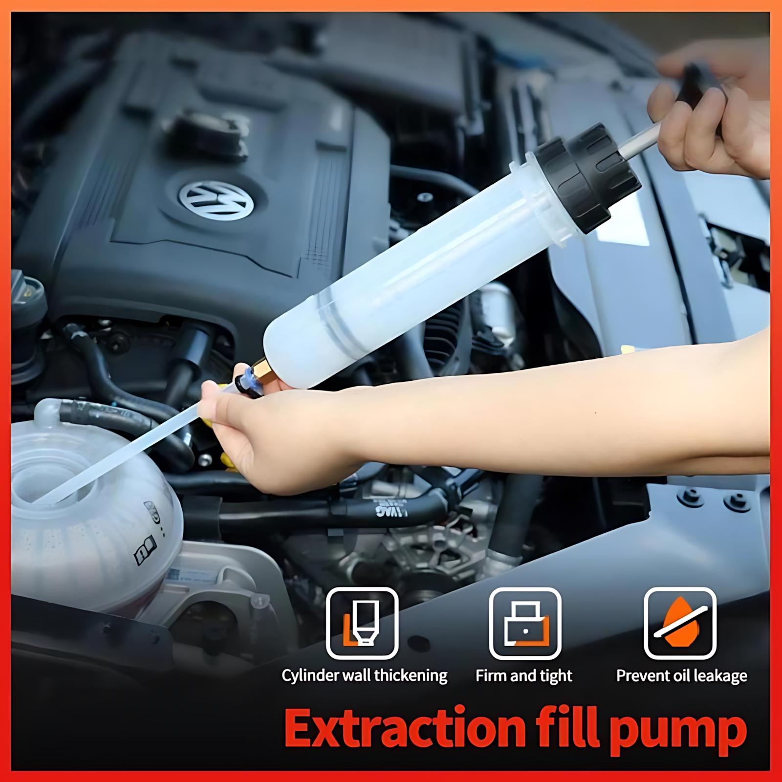 500CC Manual Oil Extractor Pump Automotive Fluid Transfer Tool for Car Maintenance Quick Absorption Fuel Suction Hand Pump