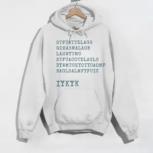 Book Acronym Hoodie, T-Shirt, STFUATTDLAGG Sweatshirt, Dark Romance Reader Sweater, Funny Spicy Booktok Shirt, LAHWYTMC Bookish Humor Gift