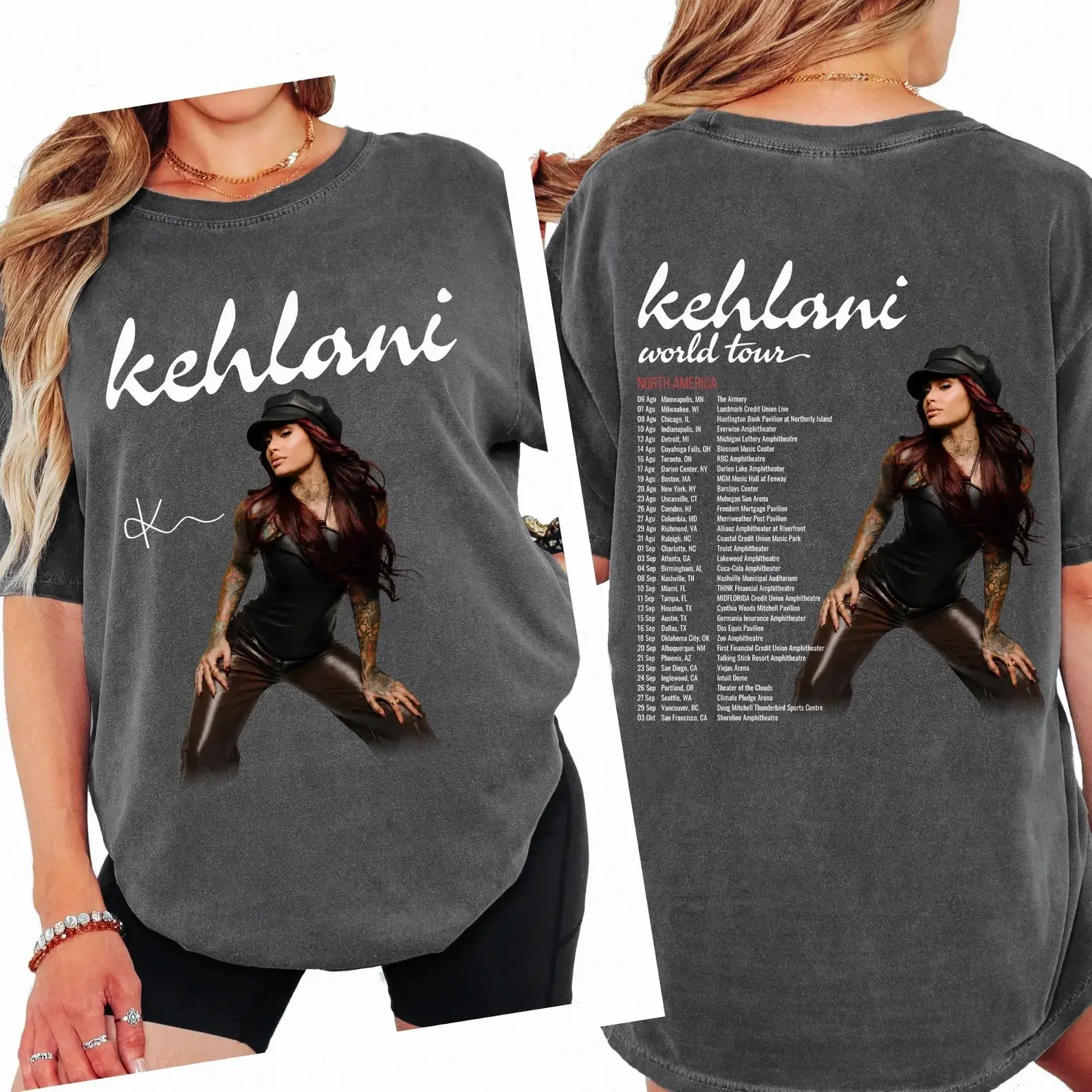 Kehlani Tour 2026 Retro Concert Graphic T-Shirt, Vintage Music Festival Tee