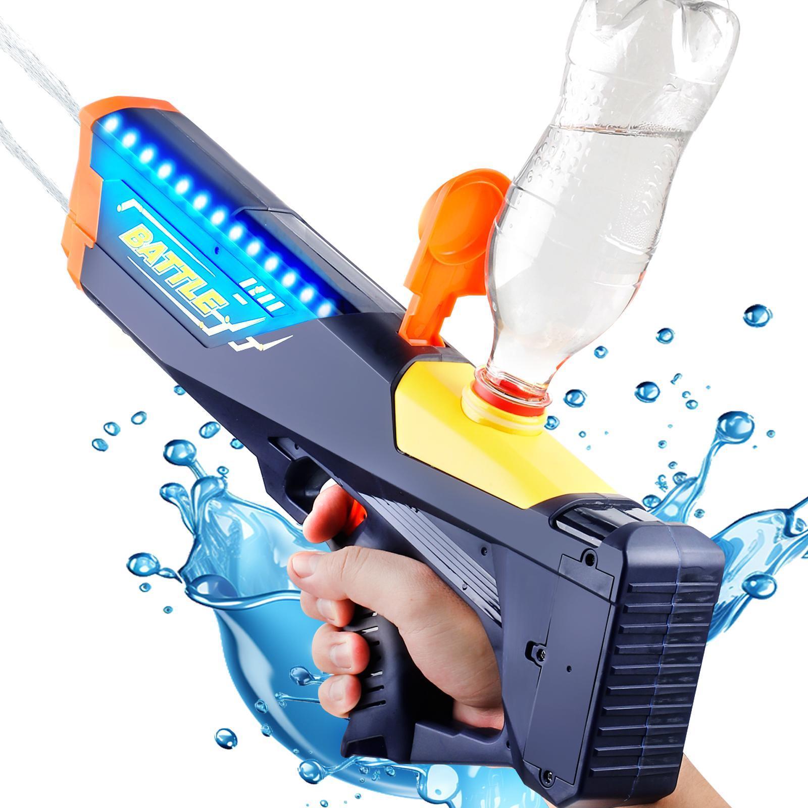 Electric Water Cannon Toy – Automatic Rechargeable Spray Blaster for Kids & Adults, Waterproof Pool Water Sprayer for Summer Fun