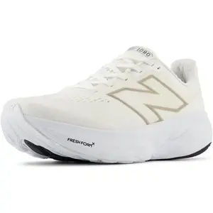 New Balance Women's Fresh Foam X 1080 V14 Running Shoes White/Light Gold Metallic/Sea Salt