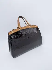 Pre-owned Louis Vuitton Monogram Vernis Patent Leather Shoulder Bags Monogram Vernis Brea MM JA225LV