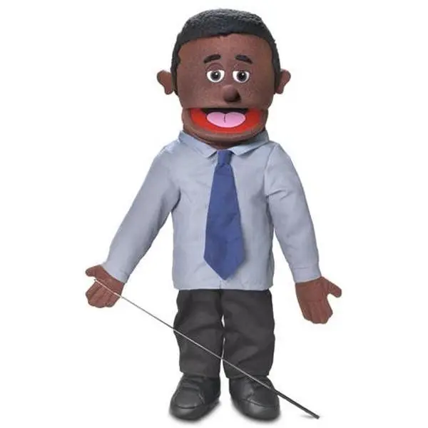Calvin, Dad Puppet, Black (25")