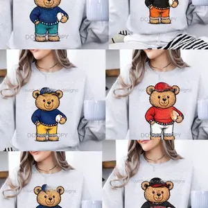 Vintage Baseball Teddy Bear tshirt