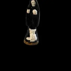3inch Black Pocket Santa Muerte