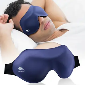 3D Contoured Eye Masks for Sleep: Airplane Travel Essentials Blackout - Zero Pressure Sleep Mask for Women Men, Lash Extensions Friendly - Perfect for Night Shift Nurse, College Dorm, Road Trip