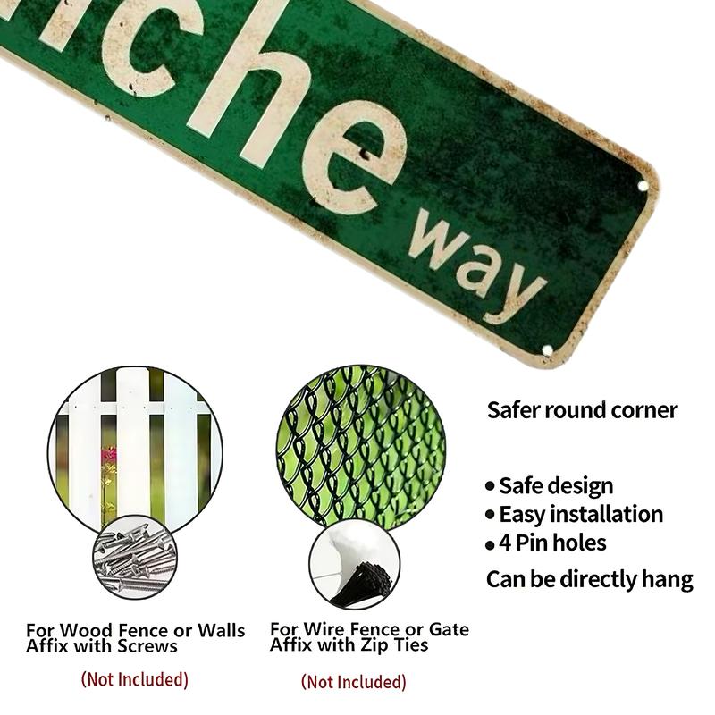 Funny Spanglish Vintage Wall Decor (4x16 Inch) - Humor Aluminum Sign Wall Art, for Porch, Home, Bar, Garden & Patio, Easy-Hanging Indoor/Outdoor Decoration, Family Gift, Classic Stop Sign