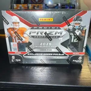 2025 Panini Prizm Draft Picks Football 6-Pack Hobby Blaster Box