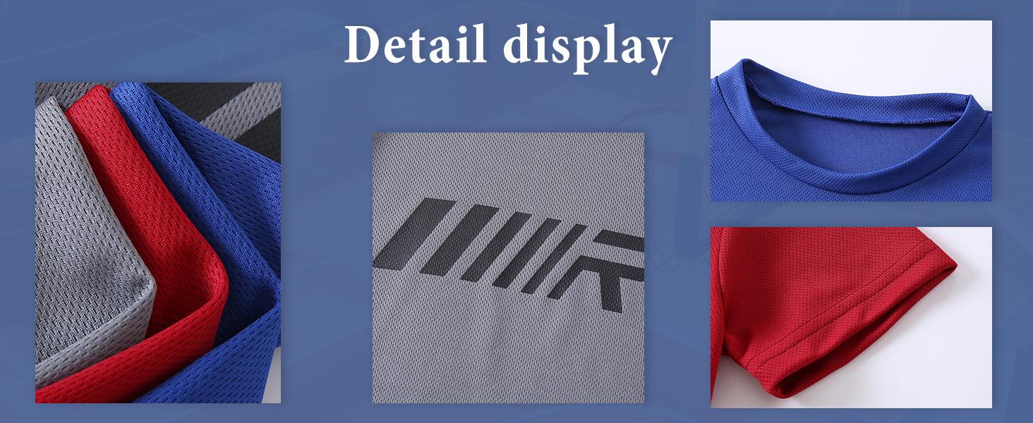 #SummerVibes Boys' 6-Piece Sporty Style Tee Shorts Set - Crew-Round Neck Breathable Athletic Tees, Casual Shorts for Ages 3-14 Spring-Summer Alphabet Kids' Fashion Suits, Crew Neck