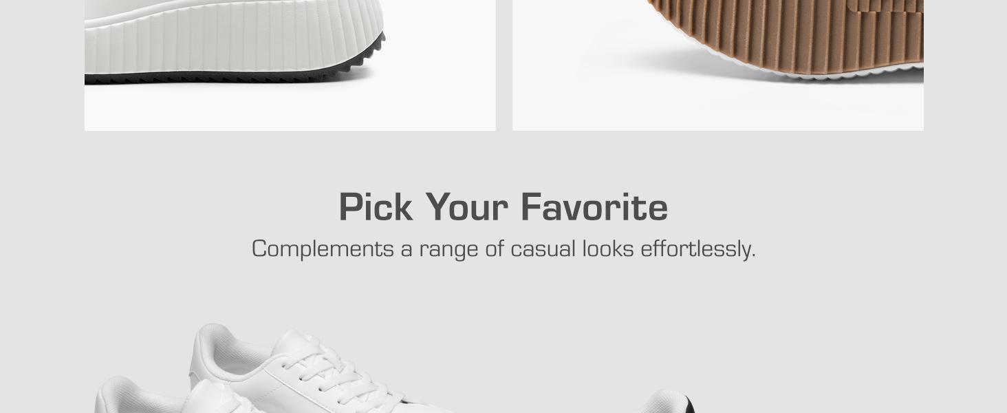 Dream Pairs [DEE] Platform Fashion Sneakers