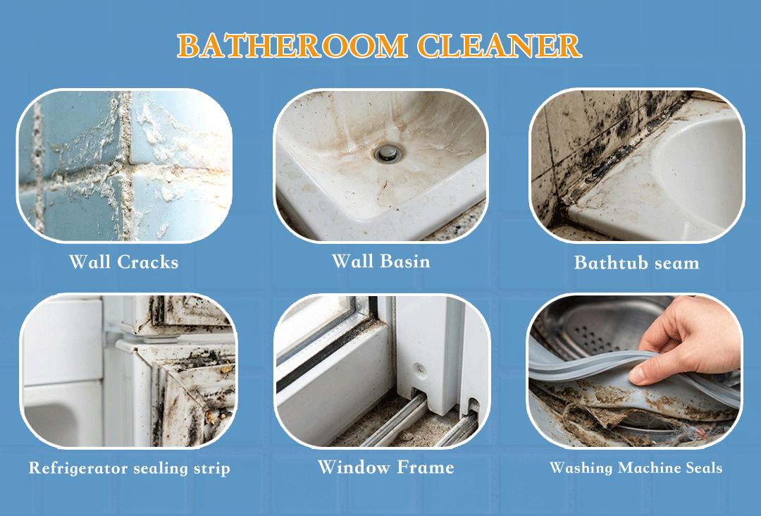 FREEDAZE Bathroom Cleaner Foam Spray (400ml) - Citric Acid Formula for Hard Water Stains, Toilet Grime & Soap Scum on Multi-Surfaces