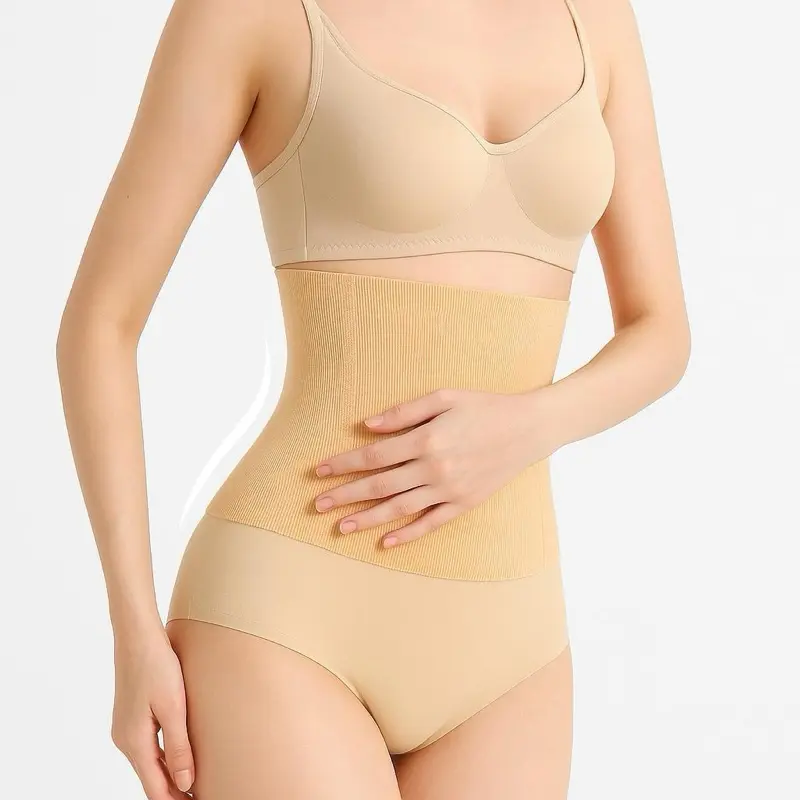 Boostelle™ Body Sculpting Waist & Abdomen Belt - Seamless Under Clothes, Breathable Comfort, Gentle Support for Postpartum Recovery